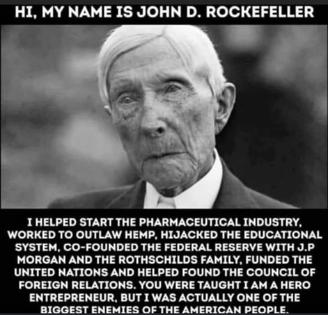 John D. Rockefeller: 150 Years of Corporate, Legal, Political, Medical