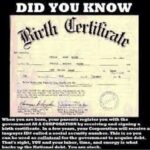 The Reason Why Birth Certificates = Debt and Chattel SLAVERY